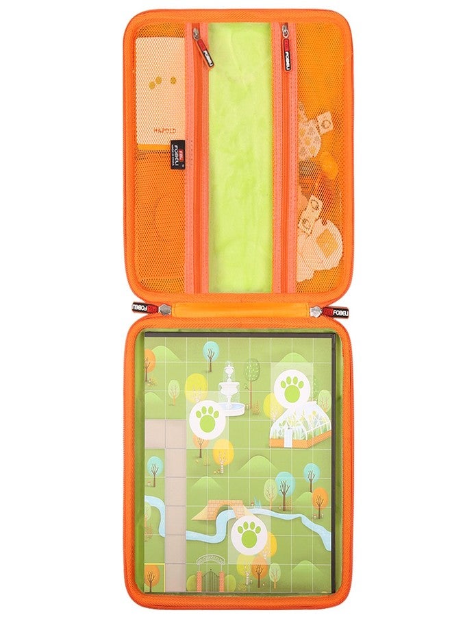 FBLFOBELI Travel Case for Many Board Game, Compatible with Hasbro Gaming/Monopoly/Gamewright Outfoxed/My First Castle Panic etc, 10x9.6x2.8 Inch, Case Only - Image 1